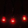 Гирлянда электрическая для дома точечная 13м 152LED цвет красный (зеленый провод) 8режимов (можно соединять) арт.120-067