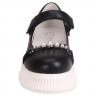 Туфли для девочки (TOM.MIKI) черные верх-искусственная кожа подкладка-натуральная кожа размерный ряд 32-37 арт.T-10751-B