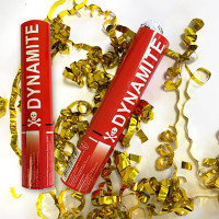 Пневмохлопушка 20см "Динамит" серпантин арт.6075859