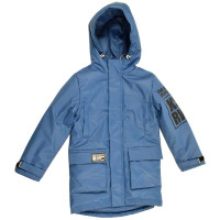 Полупальто осеннее для мальчика (OVAS) арт.РОЛЬФ размерный ряд 32/122-40/158 цвет синий
