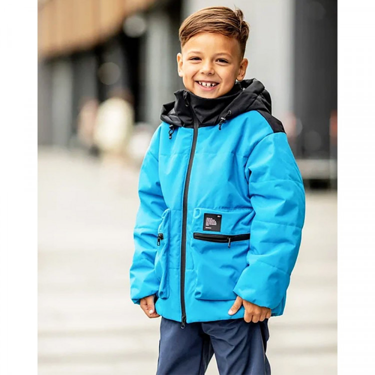 Куртка осенняя для мальчика (БАТИК) арт.Андреас цвет небесно-голубой