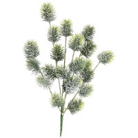 Украшение декоративное "Ветка. Хвоя пластик" 58см цв.зеленый арт.227-530