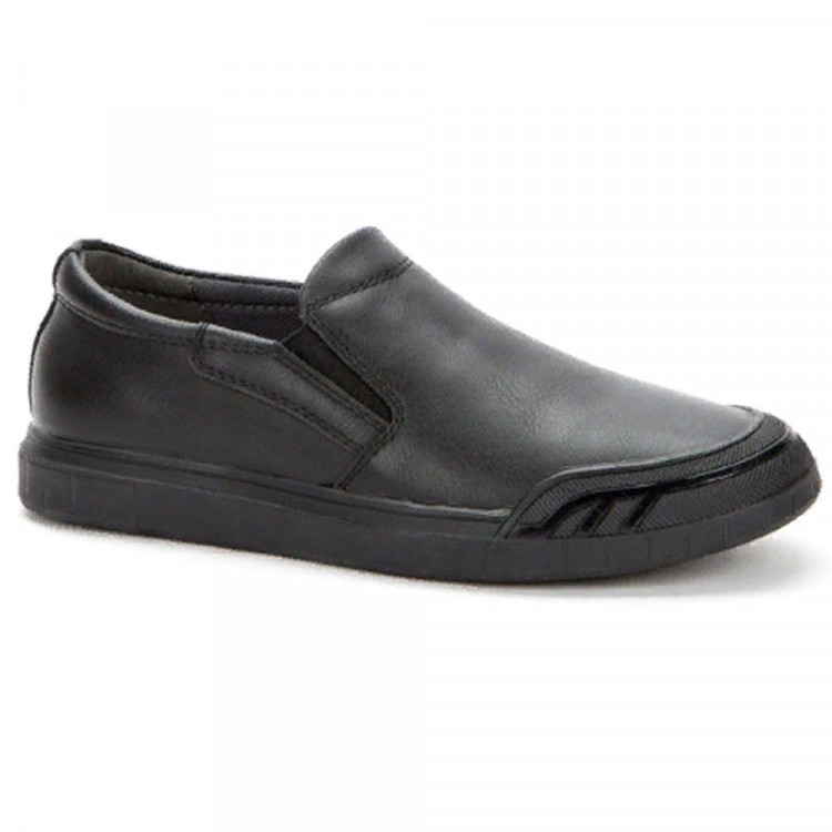 Туфли для мальчика (TESORO) черные верх-искусственная кожа подкладка-натуральная кожа артикул 128637/02-01