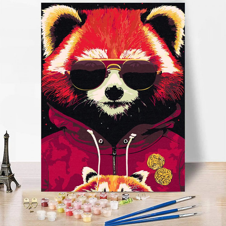 Картина по номерам 30x40см (RedPanda) Красная панда  арт.p54752