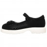 Туфли для девочки (FLAMINGO) черные верх-искусственный нубук подкладка-натуральная кожа размерный ряд 29-32 арт.232T-G6-3782