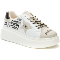 Кеды для девочки (KEDDO) белый верх-искусственная кожа подкладка-текстиль размерный ряд 34-39 арт.547108/08-01