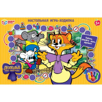 Игра настольная Ходилка (Умные игры) Леопольд Новые приключения арт.4660254475205