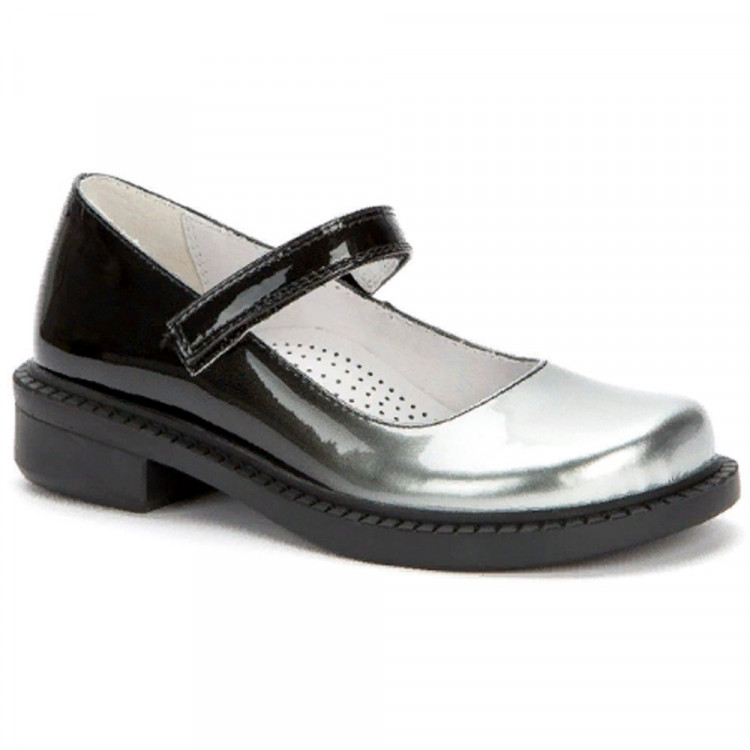 Туфли для девочки (BETSY) черные верх-искусственная кожа лак подкладка-натуральная кожа размерный ряд 30-35 арт.928329/06-04