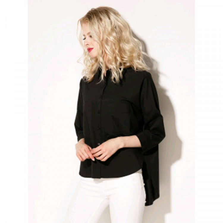 Блузка для девочки (PANDA) длинный рукав цвет черный арт.706844 размерный ряд 42/170-44/170