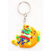 Брелок СИМВОЛ ГОДА "Петушок на луне" 5см арт.42229/48