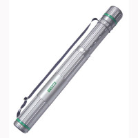 Тубус (футляр для чертежей) телескопический на ремне D=8,5 см L=63,5-110 см серый (СТАММ) арт.ПТ12