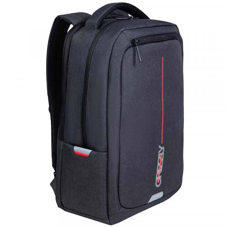Рюкзак для мальчиков (Grizzly) арт RU-234-1/1 черный-красный 29х41,5х18см