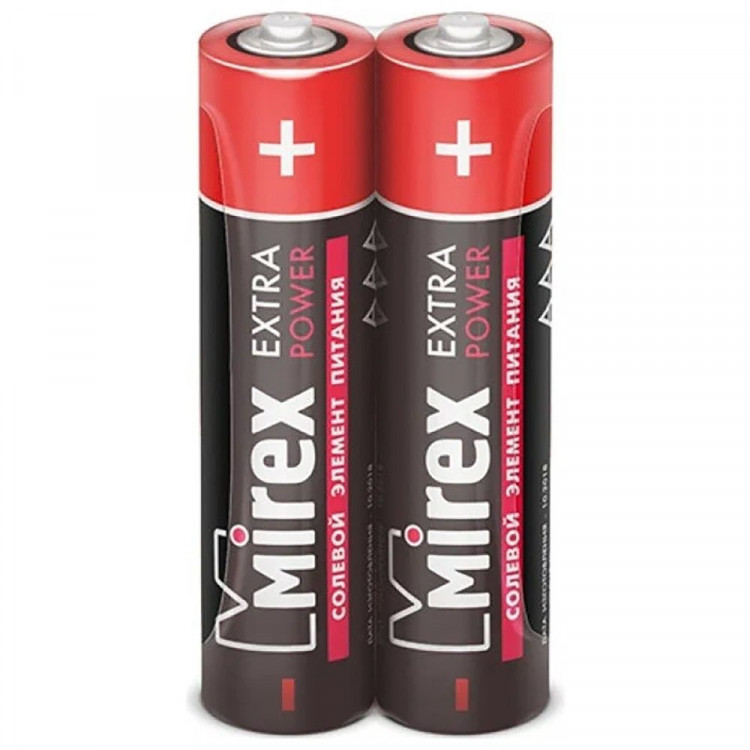 Батарейка R03 Mirex BL2 (цена за упаковку) (Ст.2/60) без блистера