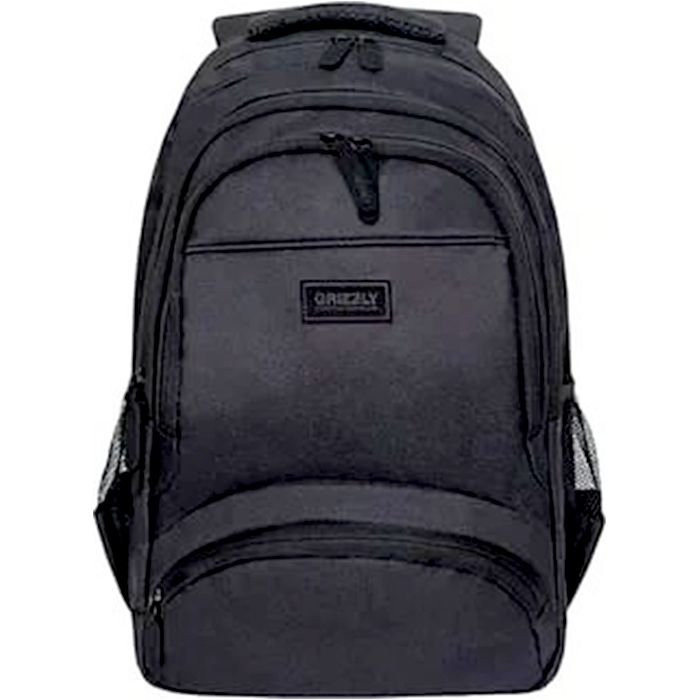 Рюкзак для мальчиков (Grizzly) арт RU-035-1 черный 31х48х24 см