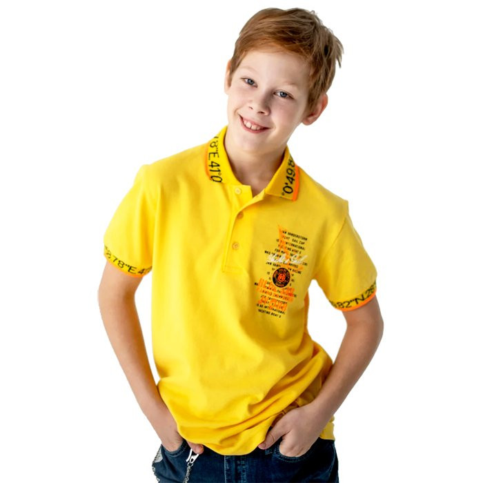 Футболка для мальчика арт.CEGISA 0679 размер 36/140-40/152 цвет желтый