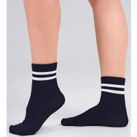 Носки детские для мальчика артикул С1451 80% хлопок, 18% полиамид, 2% эластан цвет темно-синий (Clever)