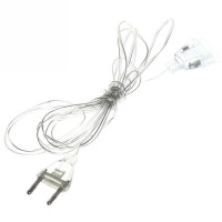 Удлинитель д/домашней гирлянды 1,5м "Серпантин" цв.прозрачный арт.183-963