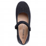 Туфли для девочки (FLAMINGO) синий верх-искусственный нубук подкладка-натуральная кожа размерный ряд 32-37 арт.232T-G6-3801