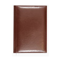 Ежедневник А5 недат. к/з Attomex "Visa" коричневый, 136л, 2 ляссе арт.2034625