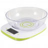 Весы кухонные электронные ENERGY, белый/салатовый, арт EN-425, 5 килограмм