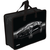 Сумка пластик А4 (deVENTE) на молнии ручка-тесьма Luxury Car с расширением арт.8057515