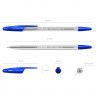 Ручка шариковая прозрачный корпус (ErichKrause) R-301 Classic синий, 1мм арт.43184 (Ст.50)