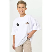 Футболка для мальчика арт.4587 цвет бежевый