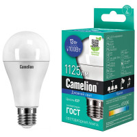 Лампа светодиодная Е27 13Вт 6500К (холодный) Camelion груша