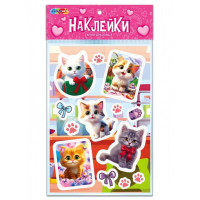 Наклейки А5 (MultiArt) Коты арт.STICKCAT-121549