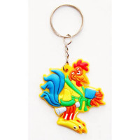 Брелок СИМВОЛ ГОДА "Домашний петушок" 5см арт.42227/48
