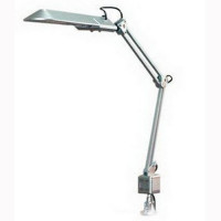 Светильник настольный на струбцине Camelion (220V/11W/КЛЛ) серебро арт.KD017С