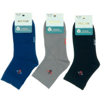 Носки детские арт.3754 размер 22-24 хлопок 80% полиамид 15% спандекс 5% цвет ассорти для мальчика (Syltan)