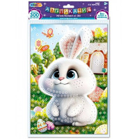Аппликация мягкая мозаика (MultiArt) Кролик арт.EVAPACK-112438