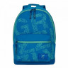 Рюкзак для девочки (Grizzly) арт RQ-921-2 синий 32х44х17 см