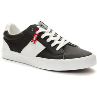 Кеды для мальчика (KEDDO DENIM) черные верх-искуственная кожа подкладка-текстиль артикул 547329/06-01