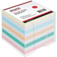 Блок для записи цветной, размер 9*9*9 не склеенный в пласт. боксе арт.605146 (Ст.1)