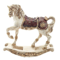 Статуэтка декоративная (Дворцовая коллекция) "Лошадь-качалка" 16,5см арт.825439