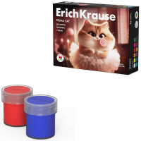 Гуашь 12 цветов (ErichKrause) Prima Cat 17мл. арт.65193