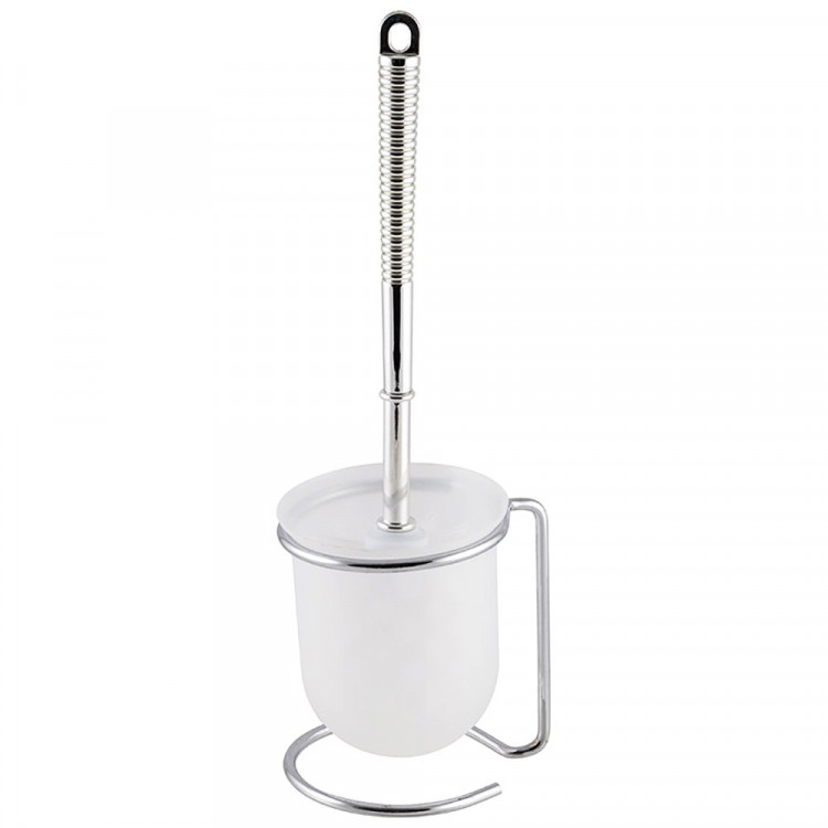 Щетка  д/унитаза с подставкой напольная + держатель для туал. бумаги 10*12*37 см