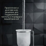 Щетка  д/унитаза с подставкой напольная 10*12*37 см