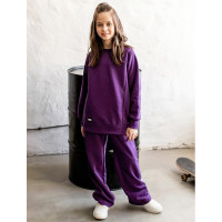 Костюм спортивный для девочки арт.BATIK ЛЕКА размер 34/134-42/164 темно-фиолетовый