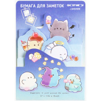 Клейкая бумага для заметок 70x92 мм, 70x82 мм и 70x58,5 мм (deVENTE) deVENTE. Ghost Meow арт.2010521
