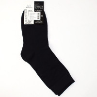 Носки мужские арт.1С9 размер 23-31 хлопок 93% эластан 7% цвет черный (Юстатекс)