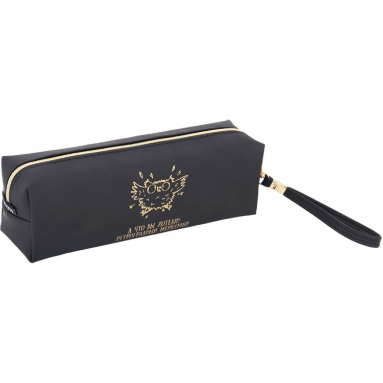 Пенал-косметичка 1 отделение кожзам deVENTE Ретроградный Меркурий ручка-петля 215x80x50мм арт.7029612