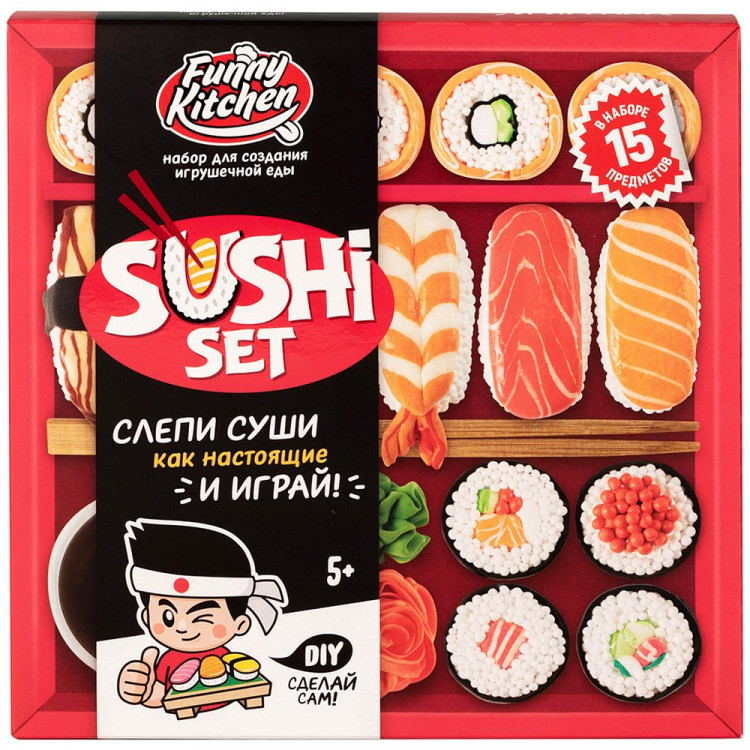 Набор для творчества Лаборатория Funny Kitchen Sushi set (Волшебный мир) арт.SS500-40213