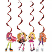 Подвеска-спираль "Party Girls" 4шт/наб 16см арт.6039981