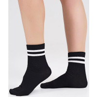 Носки детские для мальчика артикул С1451 80% хлопок, 18% полиамид, 2% эластан цвет черный (Clever)