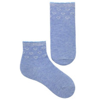 Носки детские арт.222с77(р.3) размер 14-20 хлопок 80% полиамид 18% эластан 2% цвет ассорти для девочки (Наше)
