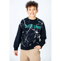 Джемпер для мальчика (DELORAS) артикул 55395 размер 34/134-44/164 цвет черный