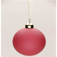 Шар пластик 08см матовый цв.пурпурно-красный 102 РШ2102